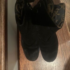 Black Suede Ankle Boots